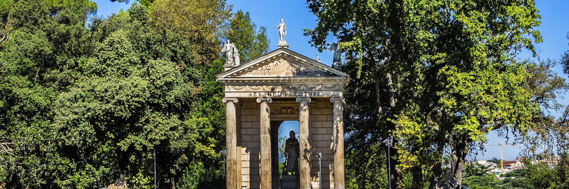 The lakeside Temple of Aesculapius in in the gardens of the Villa Borghese.
1168486960
ancient, architecture, art, attraction, capital, classical, culture, european, famous, gardens, historical, history, holiday, italia, italian, italy, landmark, monument, old, place, roma, roman, rome, sculpture, sightseeing, stone, temple, tourism, tourist, touristic, travel, vacation, villa borghese