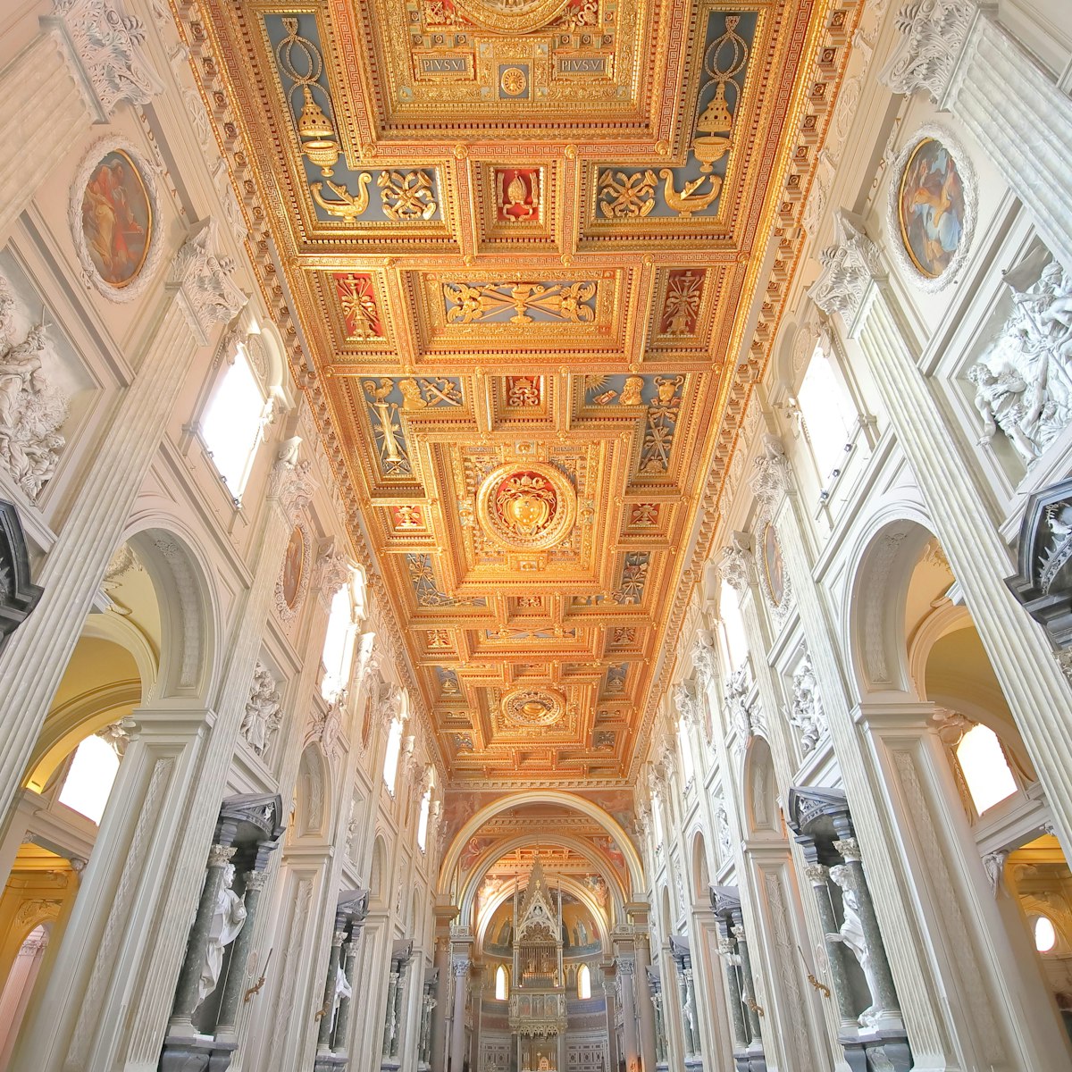 JUNE 17, 2019: Inside the Basilica of San Giovanni in Laterano Church.
1490788748
architecture, basilica, building, cathedral, ceiling, christian, christianity, church, europe, interior, italian, italy, landmark, old, religion, religious, rome, san giovanni, tourism, travel, worship