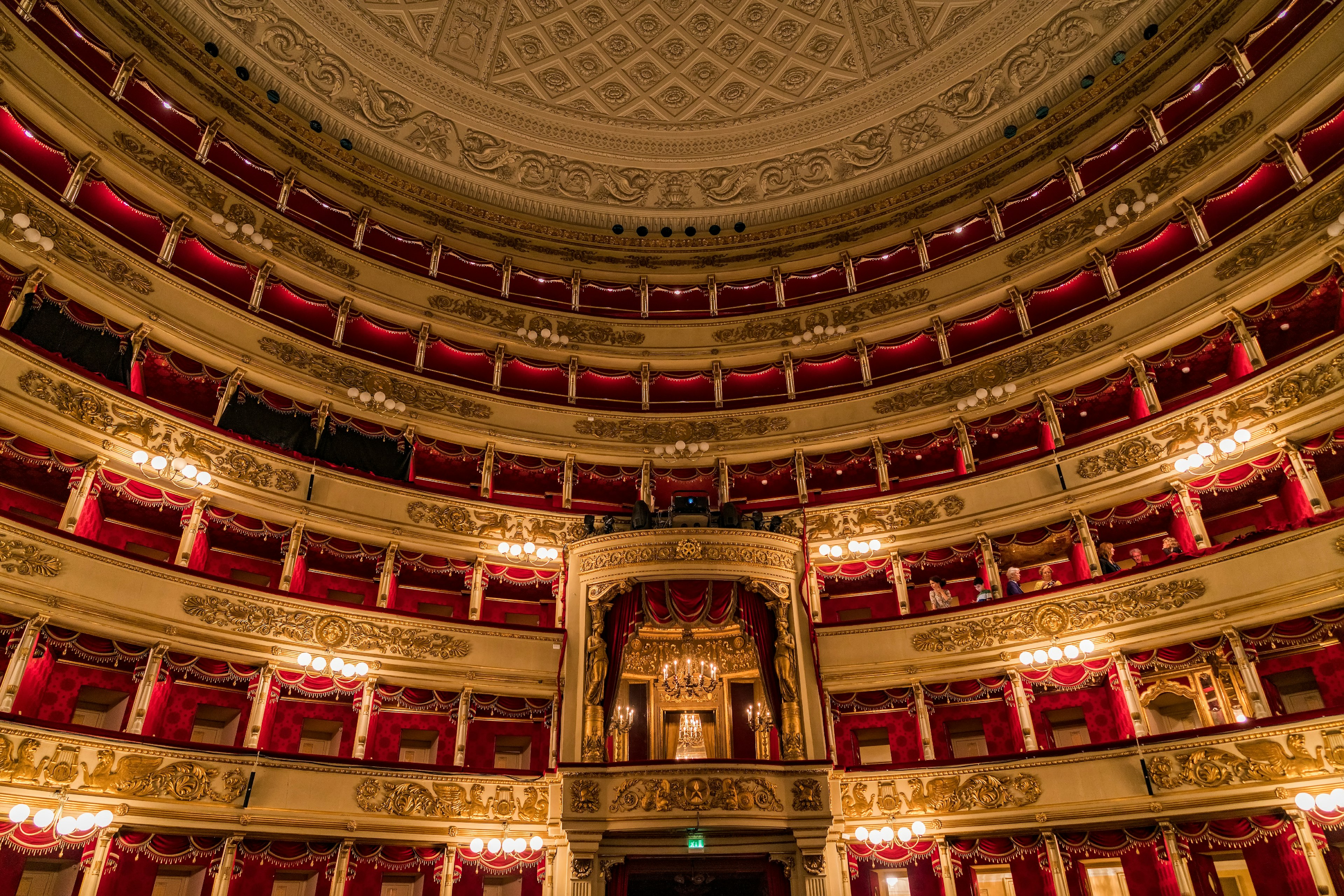 Inside Teatro alla Scala in Milan