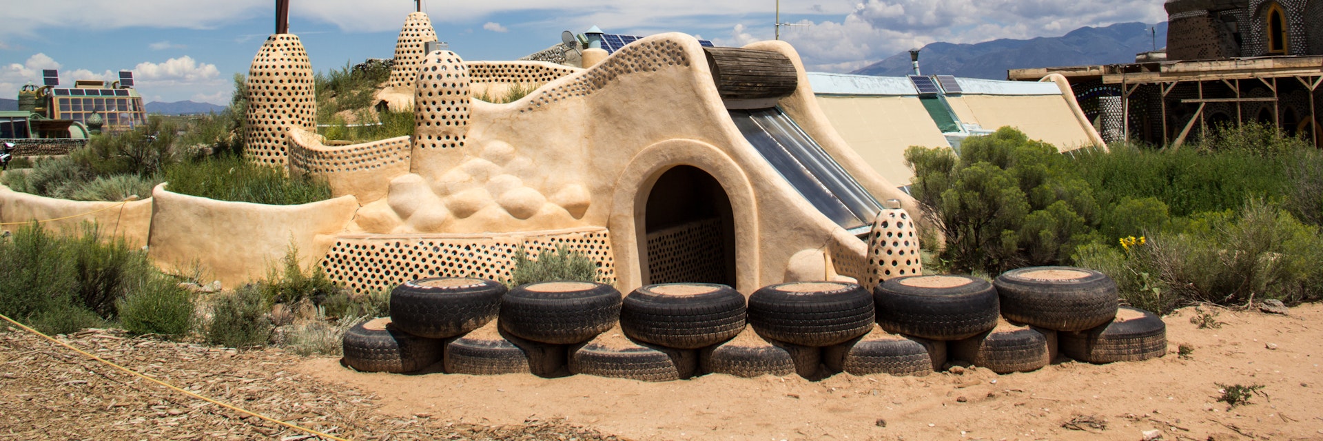 TAOS, NEW MEXICO-AUGUST 13: Building materials sit outside an earthship being built in Taos on August 13, 2014. Earthships are environmentally friendly homes made of recycled materials.
210755425
unusual, usa, bottles, green, abode, earth, community, new, recycling, utilization, recycle, ecology, tires, living, nm, adobe, building, cistern, artsy, energy, solar, efficient, architecture, mexico, home, sustainable, house, art, space, environment, structure, innovative, cutting edge, greater world earthship community, earthship, biotecture, unusual, america, usa, bottles, green, abode, earth, community, new, recycling, utilization, recycle, ecology, tires, living, nm, adobe, building, cistern, artsy, energy, solar, efficient, architecture, mexico, home, sustainable, house, art, space, environment, structure, innovative, cutting edge, greater world earthship community, earthship, biotecture