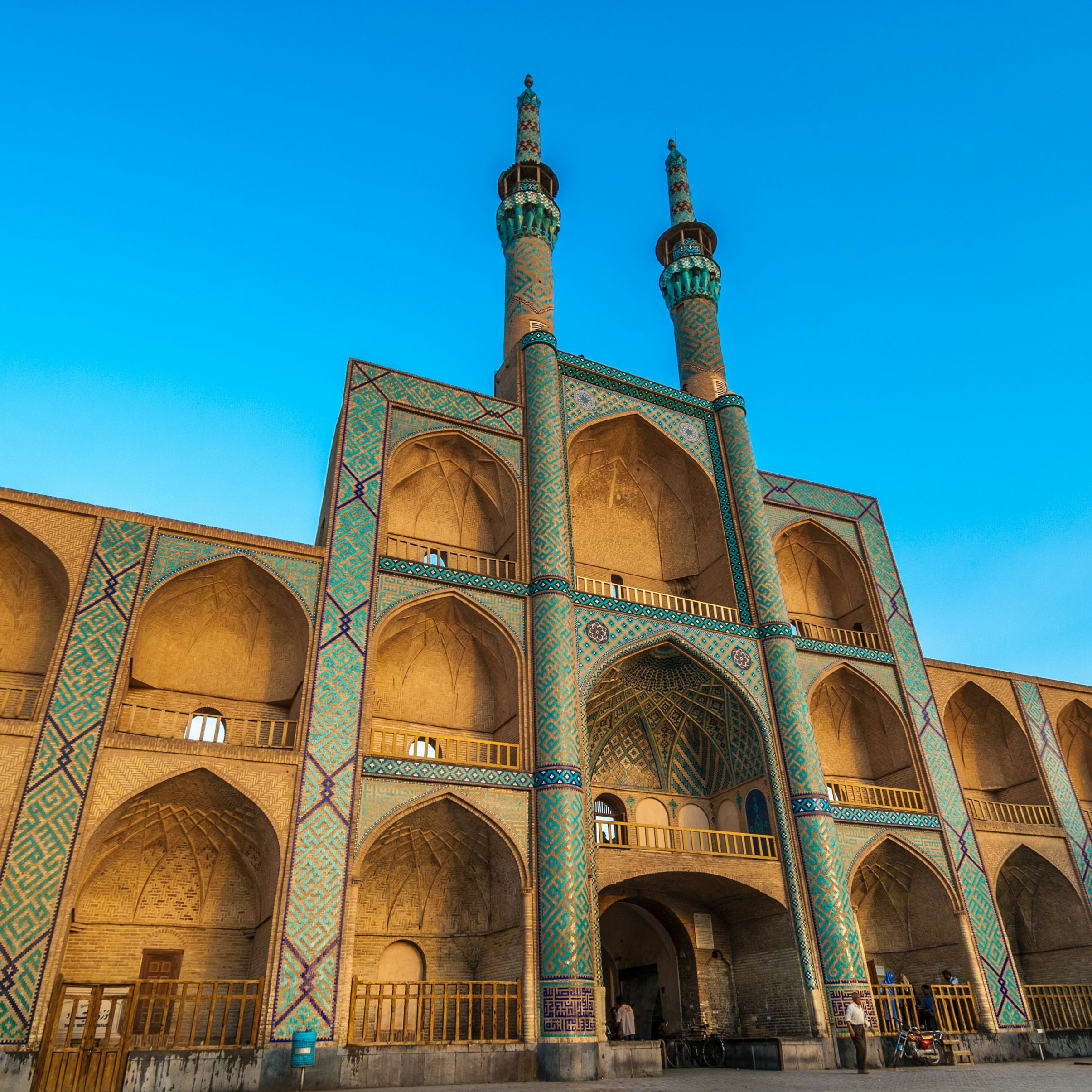 Amir Chakhmaq Complex in Yazd, Iran
312493811
amir, ancient, arcade, arch, architecture, building, chaghmagh, chakhmagh, chakhmaq, chakmak, city, complex, culture, detail, east, evening, exterior, heritage, historical, iran, islam, iwan, landmark, middle, minaret, moslem, mosque, muslim, pattern, people, persia, persian, religion, silhouette, tiles, tomb, tourist, travel, yazd