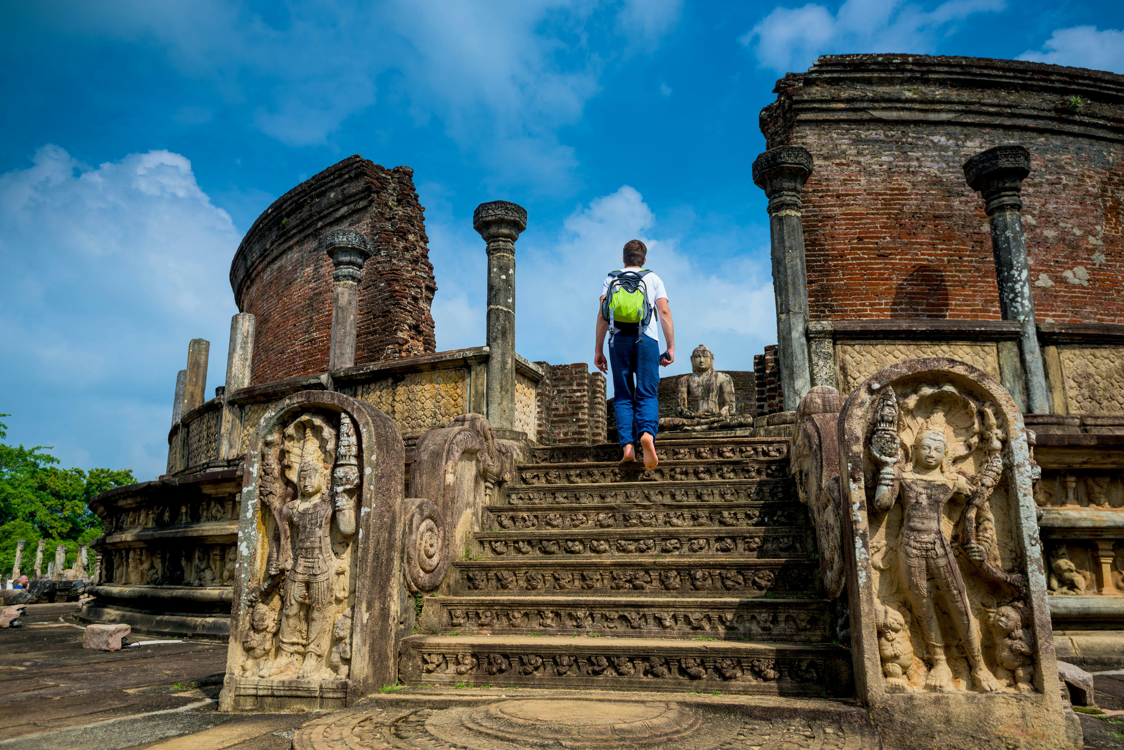 Ancient ruins. Polonnaruwa temple. Sri Lanka
563001901
historical, sculpture, ruins, travel, carving, rock, landmark, buddhist, religious, tourist, unesco, heritage, architecture, city, temple, tourism, religion, buddha, attractions, ancient, landscape, capital, sri lanka, vatadage, lanka, sri, srilanka, watadage, polonnaruwa