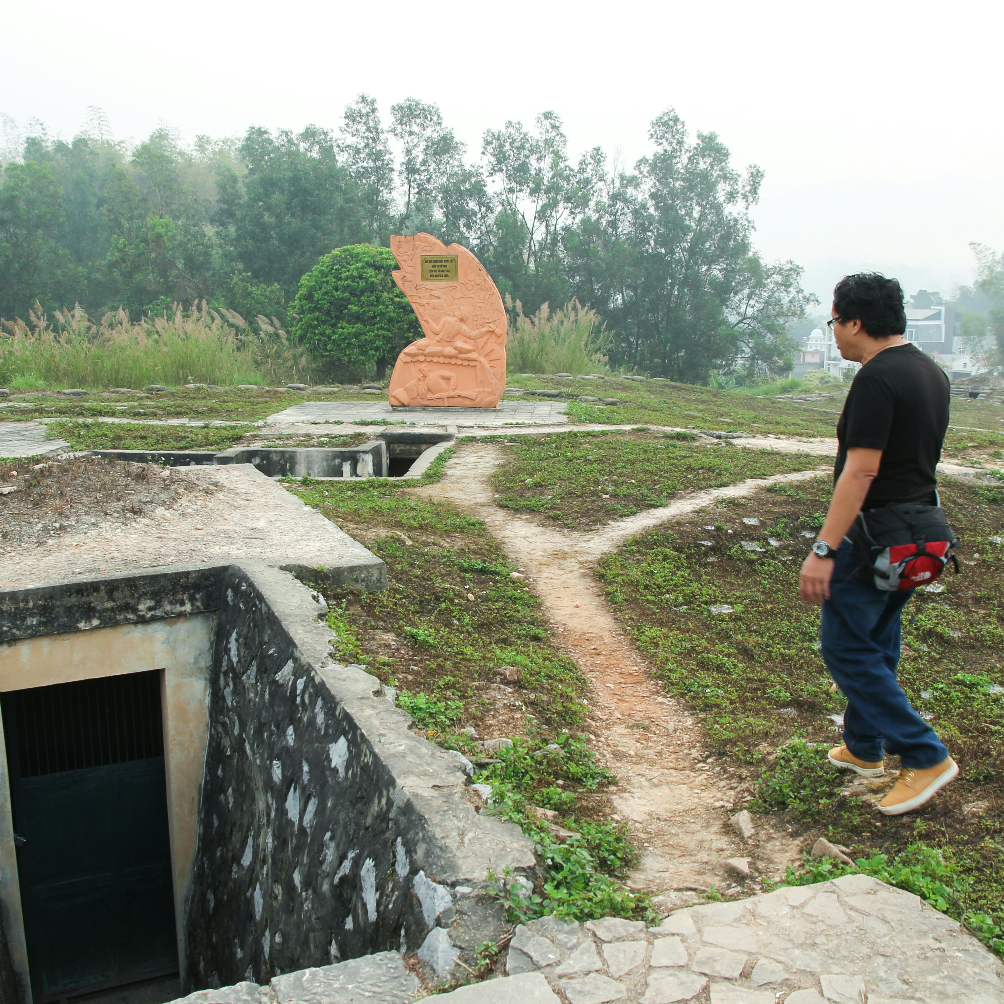 Trench warfare at A1 Hill, a famous historical site from the battle of Dien Bien Phu.