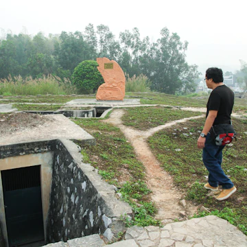 Trench warfare at A1 Hill, a famous historical site from the battle of Dien Bien Phu.