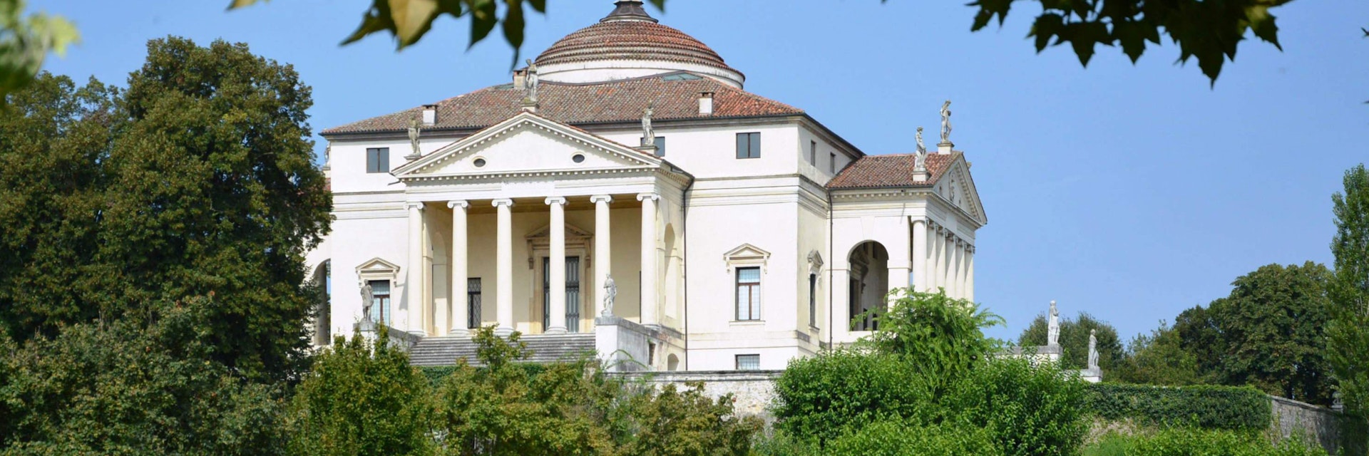 Villa Capra named La Rotonda, designed by Andrea Palladio architect in1591 at Vicenza in Italy.