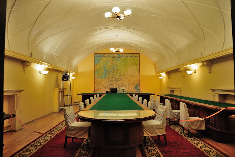 Inside of Stalin's Bunker in Samara.