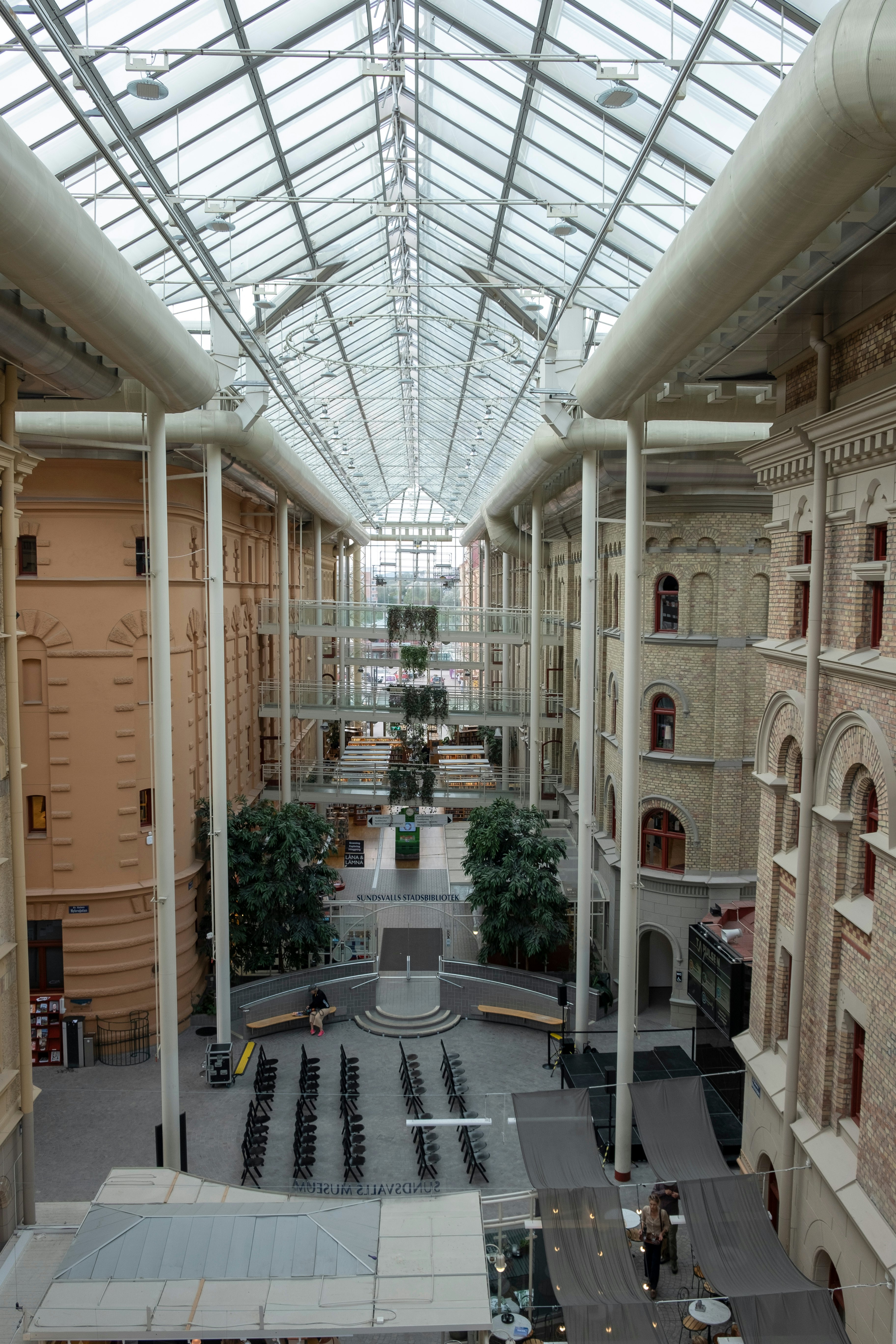 Kulturmagasinet, an old warehouse building now library and museum.