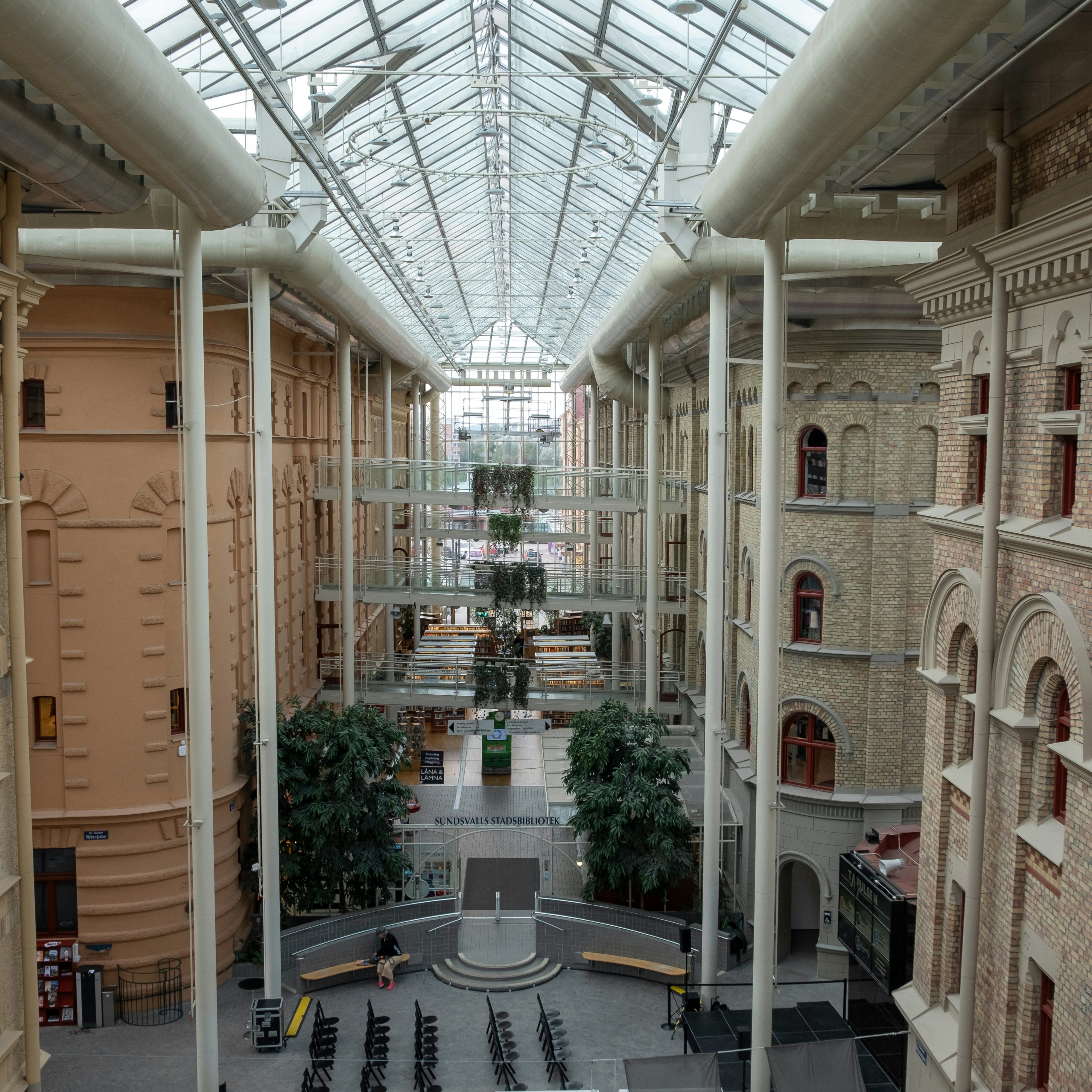 Kulturmagasinet, an old warehouse building now library and museum.