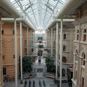 Kulturmagasinet, an old warehouse building now library and museum.