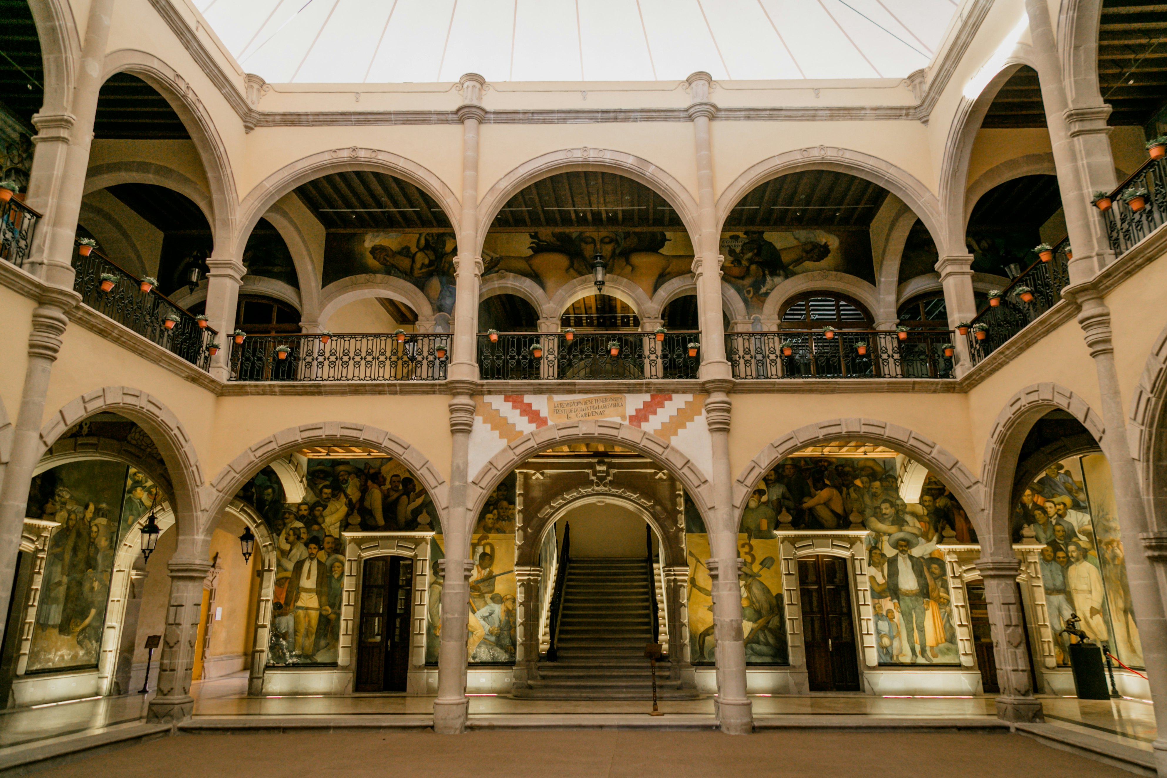 Interior of the Francisco Villa Museum.