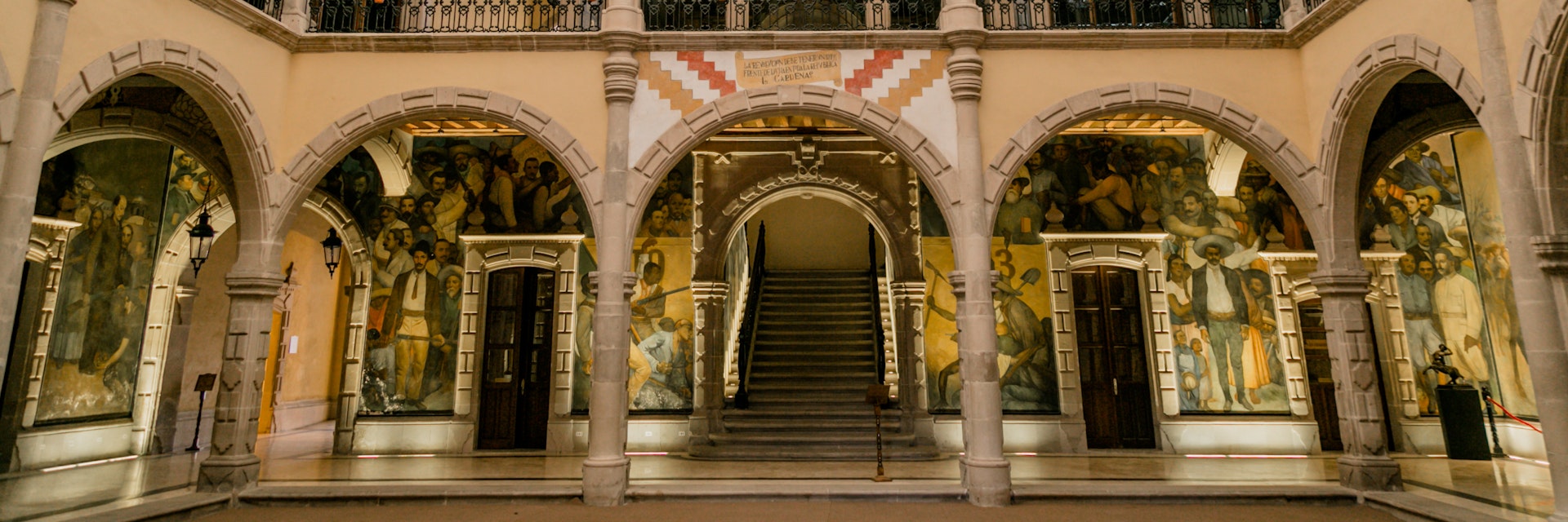Interior of the Francisco Villa Museum.
