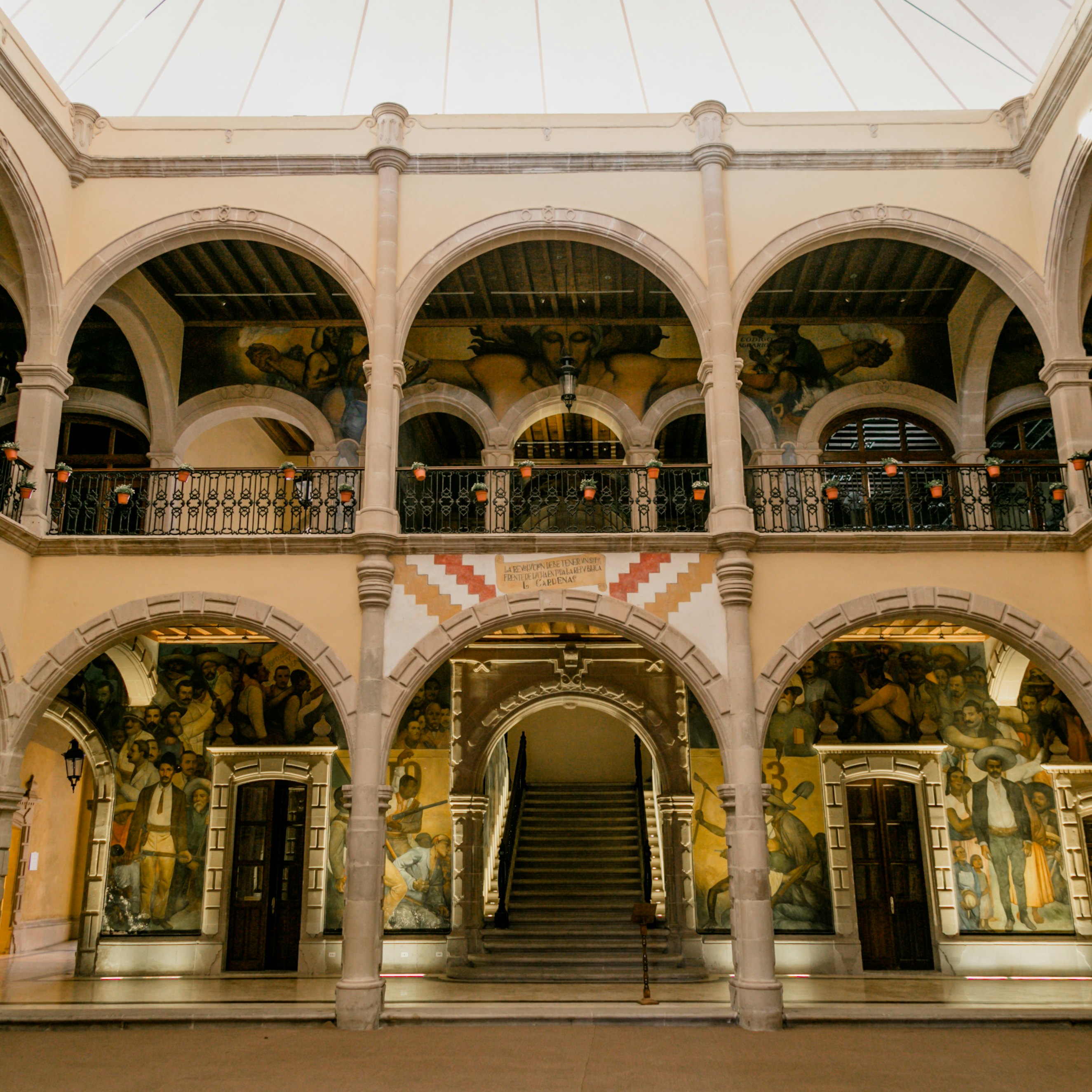 Interior of the Francisco Villa Museum.