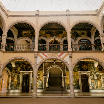 Interior of the Francisco Villa Museum.