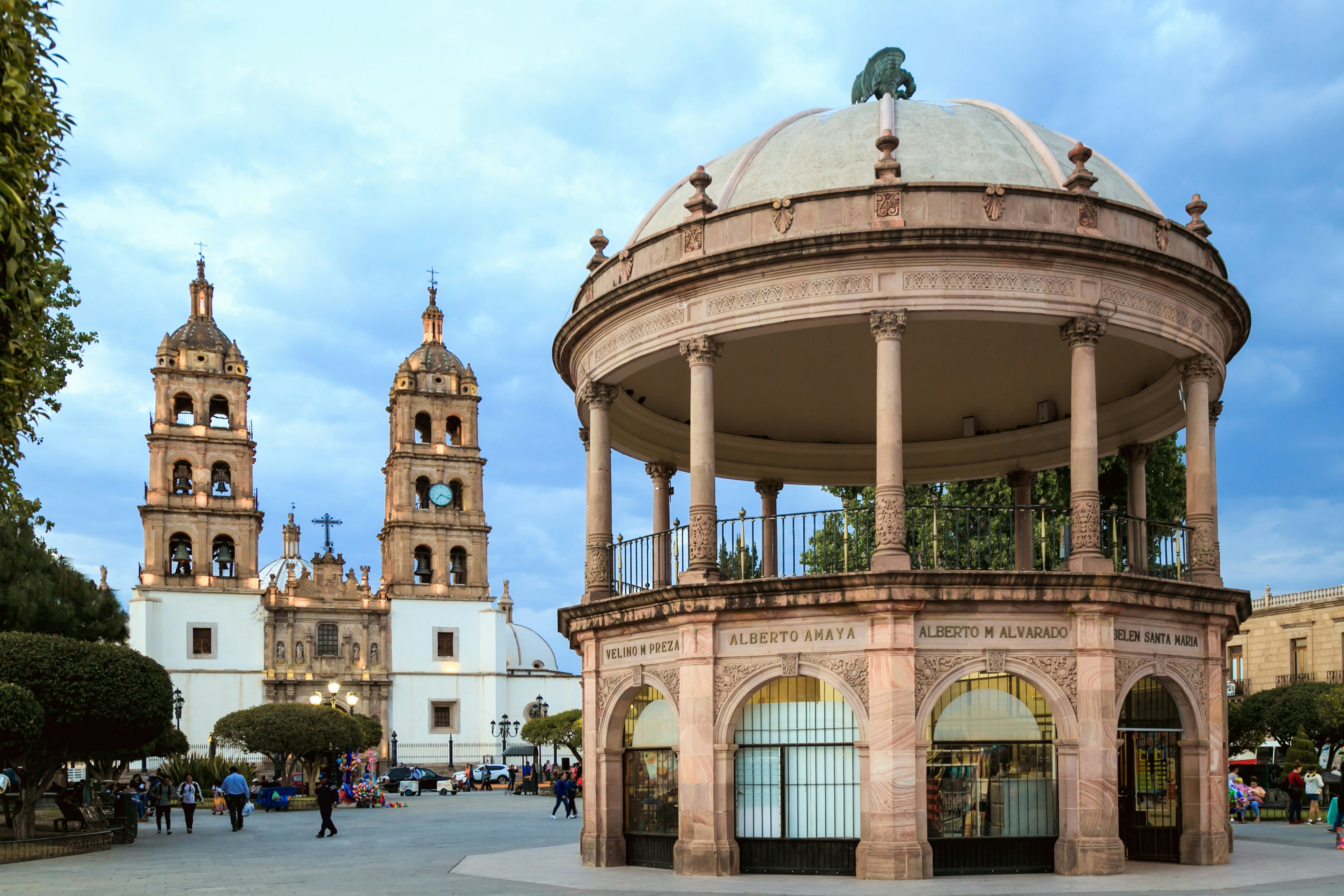 Plaza de Armas, Durango, Mexico.