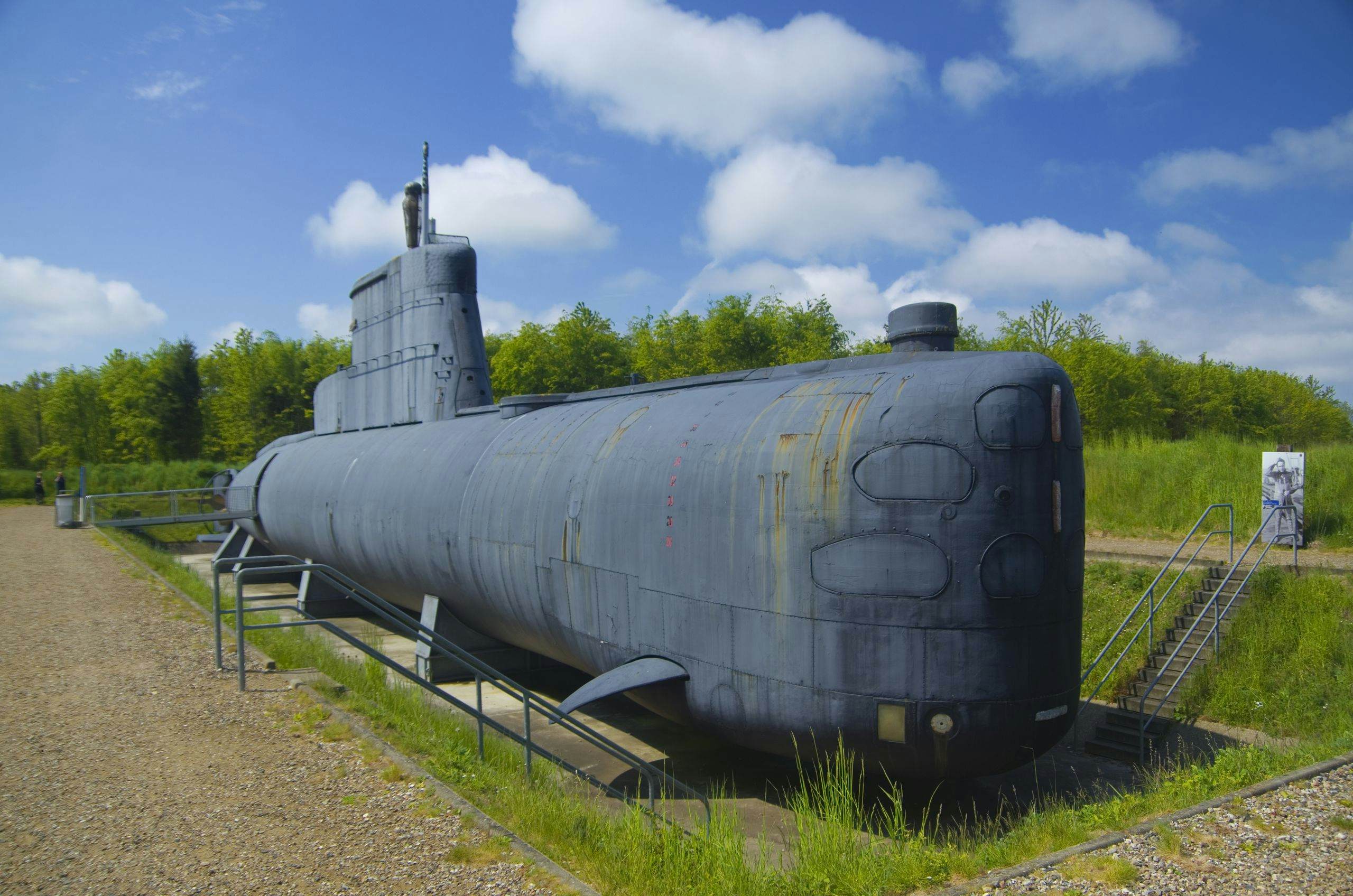Submarine SPRINGEREN (Delfinen class) in The Cold War Museum “Langelandsfort."