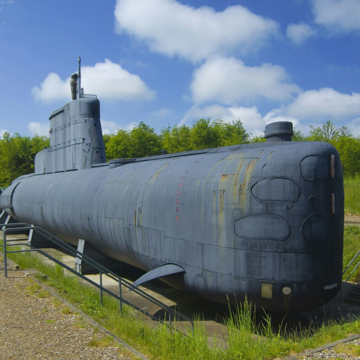 Submarine SPRINGEREN (Delfinen class) in The Cold War Museum “Langelandsfort."