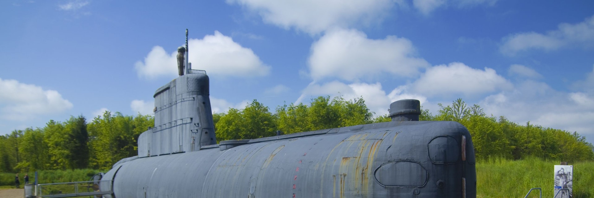 Submarine SPRINGEREN (Delfinen class) in The Cold War Museum “Langelandsfort."