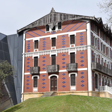 Exterior of the Balenciaga Museum in Getaria, Spain.
