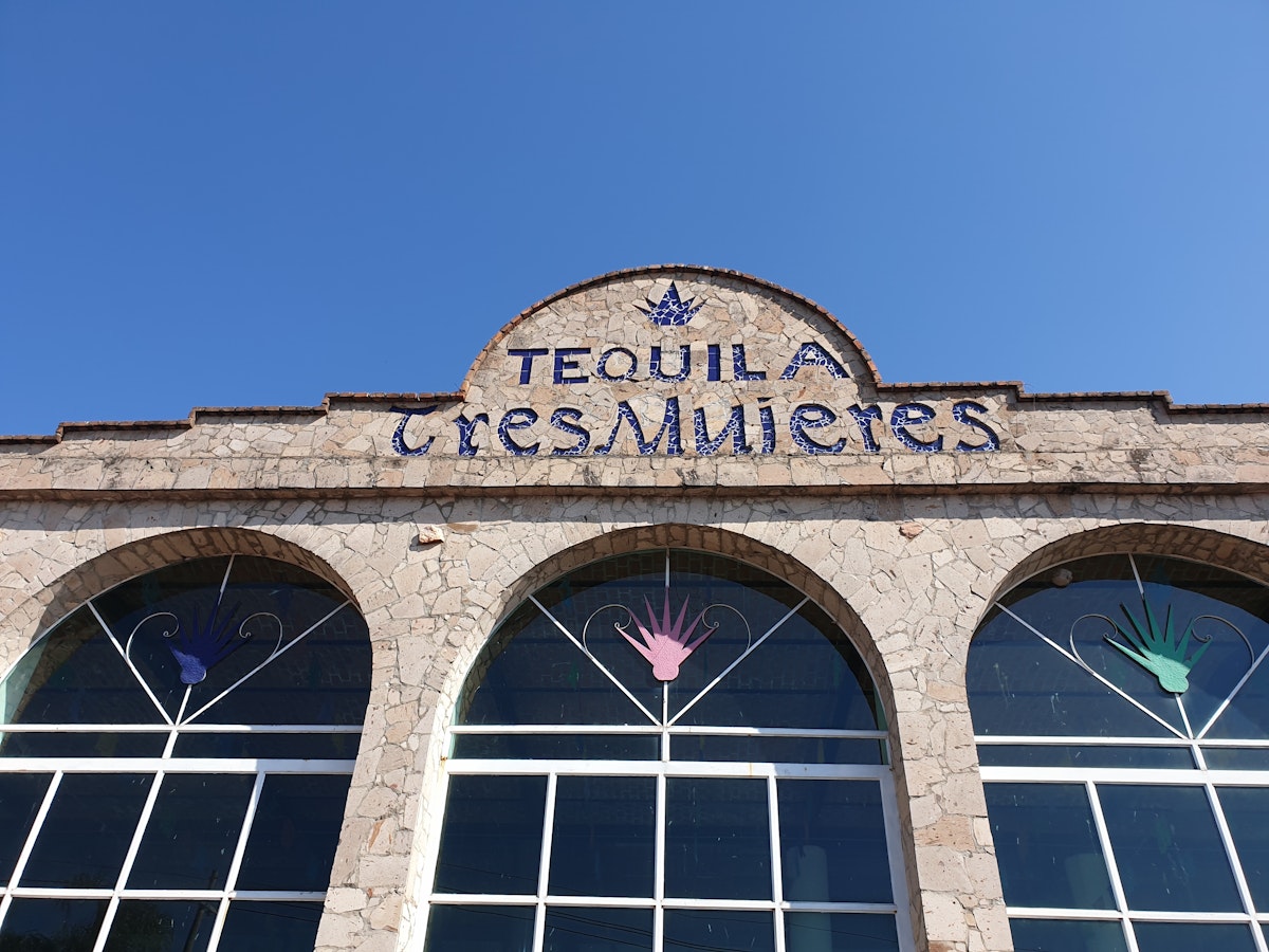 Main building of Tres Mujeres, a tequila company dedicated to the artisan manufacture of tequila near Amatitan.