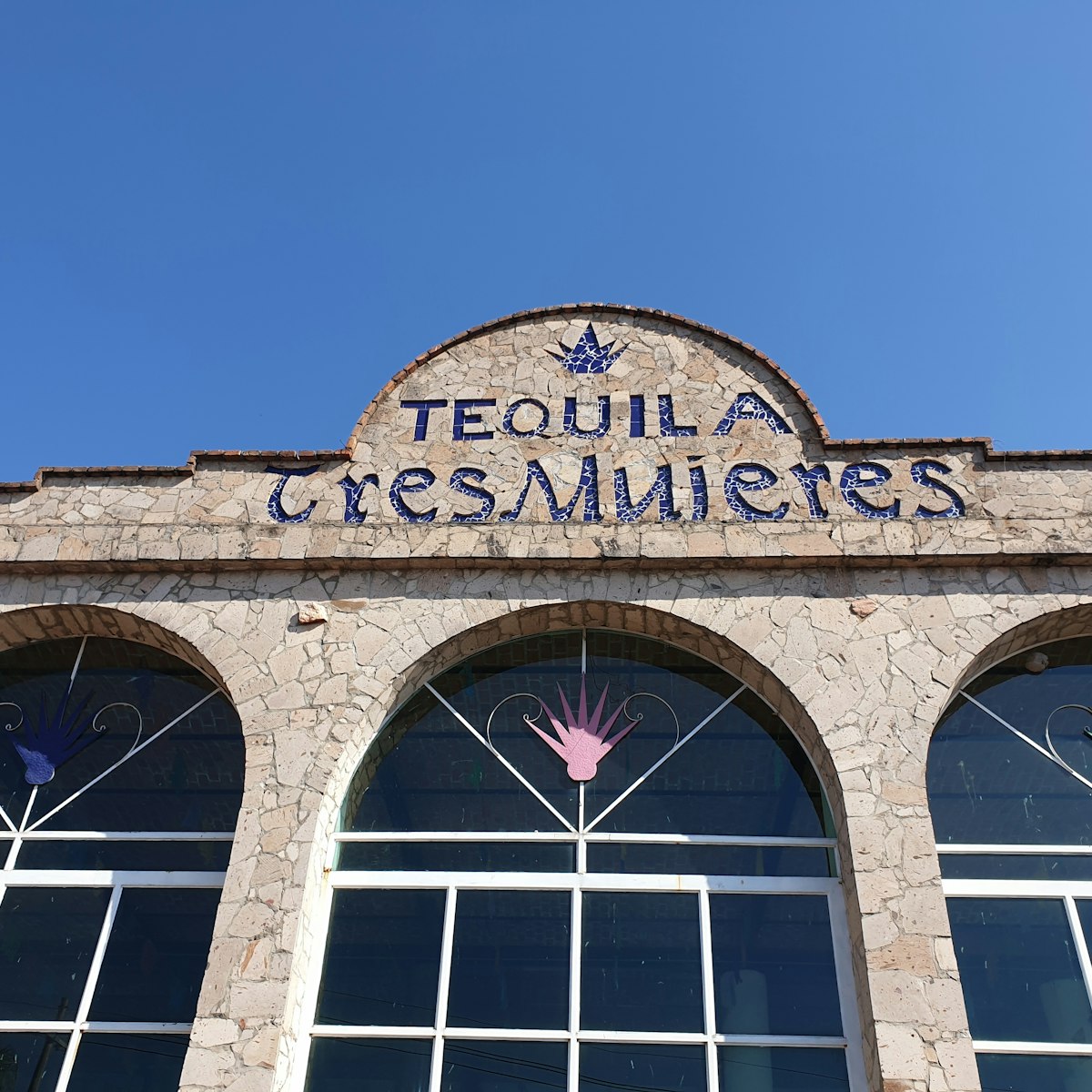 Main building of Tres Mujeres, a tequila company dedicated to the artisan manufacture of tequila near Amatitan.