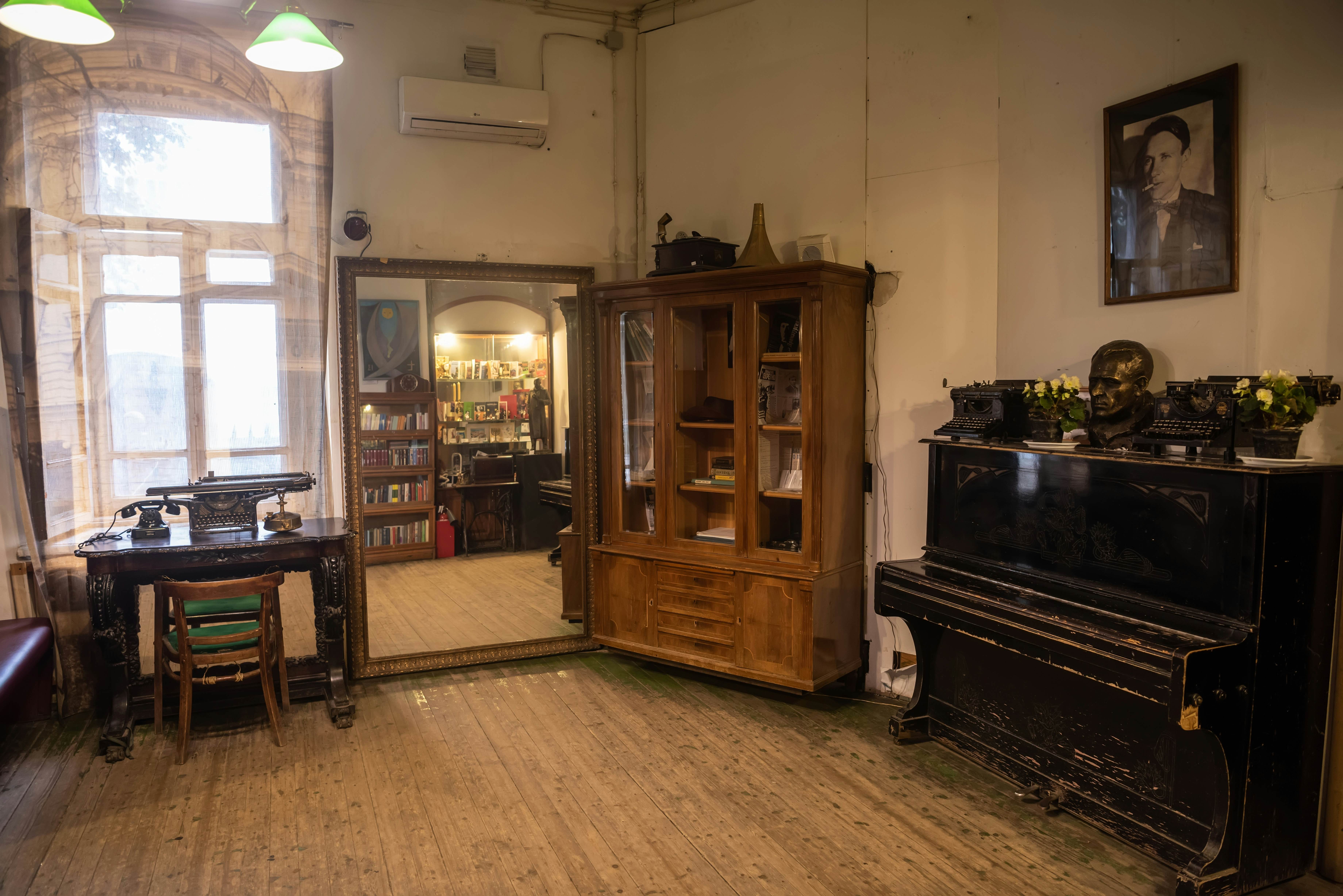 A room at Bulgakov House Museum at 10 Bolshaya Sadovaya Street in Moscow, where the Soviet writer Mikhail Bulgakov used to live.