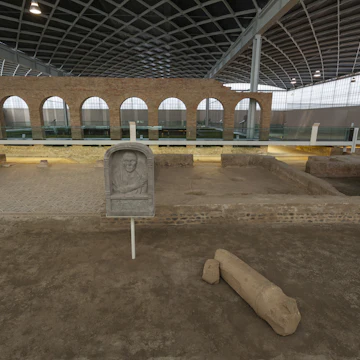 Interior of the Villa Romana La Olmeda.