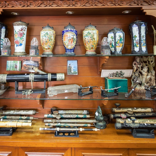 Hall of Opium Museum interior, Golden Triangle, Thailand.