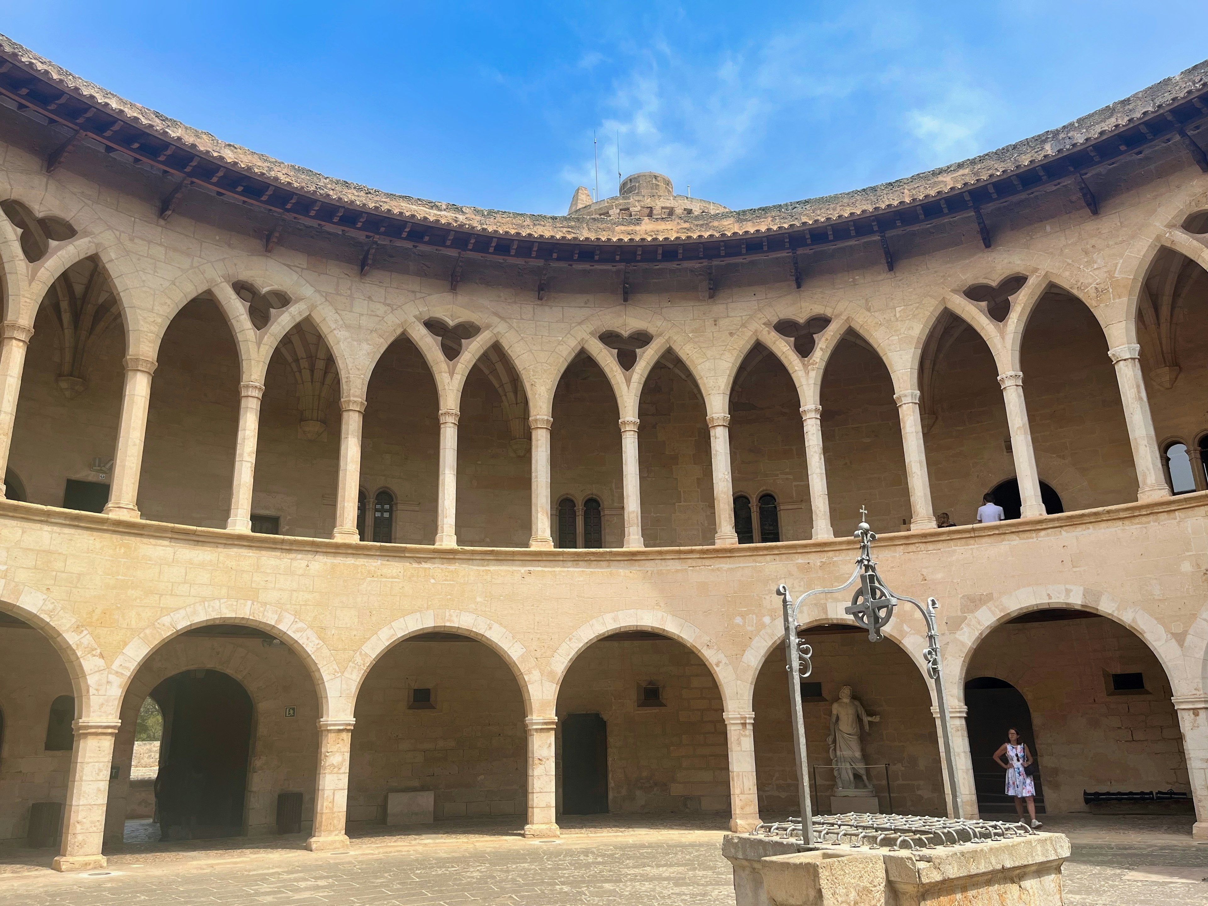 Interior of Castell de Bellver