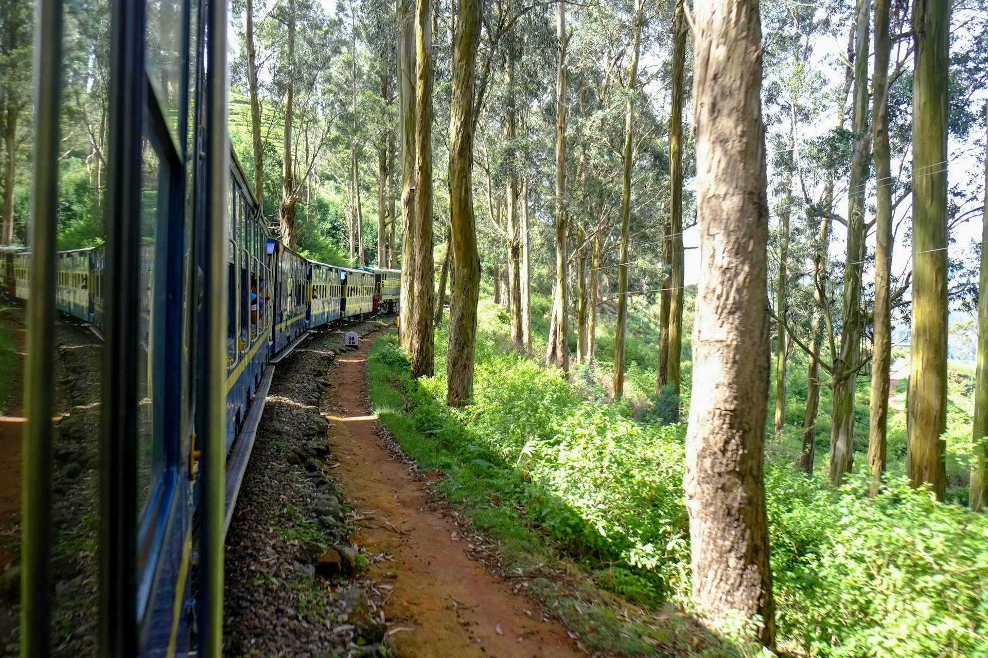 The Nilgiri Mountain Railway in Tamil Nadu, India