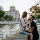 1249815939
20-30 years, affection, building, casual, caucasian, couple, emotion, female tourist, man, relationship, spree, tattooed, traveller, wall, woman, young adults, young man
