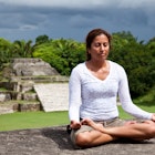 Beautiful Hispanic woman doing yoga at the Mayan ruins in Belize
184362436
Altun Ha, Serene People, Travel, Ancient Civilization, Tourism, Stone - Object, Pyramid Shape, Cloudscape, Women, Stone Material, Archaeology, Steps, 35-39 Years, Meditating, Social History, Mayan, Scenics, North American Tribal Culture, Indigenous Culture, One Person, Indian Culture, Religion, Tall - High, Ruined, History, The Past, Journey, Relaxation, Spirituality, Tranquil Scene, Pyramid, Ancient, Old, Cultures, Famous Place, High Up, Architecture, Nature, Yoga, Brown Hair, People, Belize, Central America, Tree, Tropical Rainforest, Earth, Cloud - Sky, Sky, Rain, Storm, Staircase, Temple - Building, Monument, Old Ruin, Built Structure