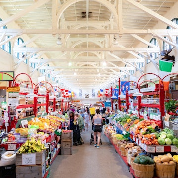 July 20, 2019: Fresh produce on display inside the Saint John City Market.
1164890242
Retail, Copy Space, Architecture, Day, Old, Photography, Food, Agriculture, Travel Destinations, Horizontal, Bright, Famous Place, St. John - New Brunswick, Tourist, Farmer's Market, Indoors, Travel, Store, Tourism, History, City, Flag, Cultures, Canada, People, Shopping, Fruit, Business, Multi Colored, Building, Tradition, Market - Retail Space, Built Structure, New Brunswick - Canada, Vegetable