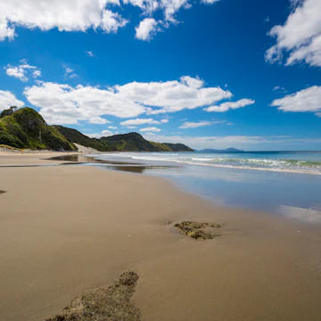 Beach at Mangawhai Heads.