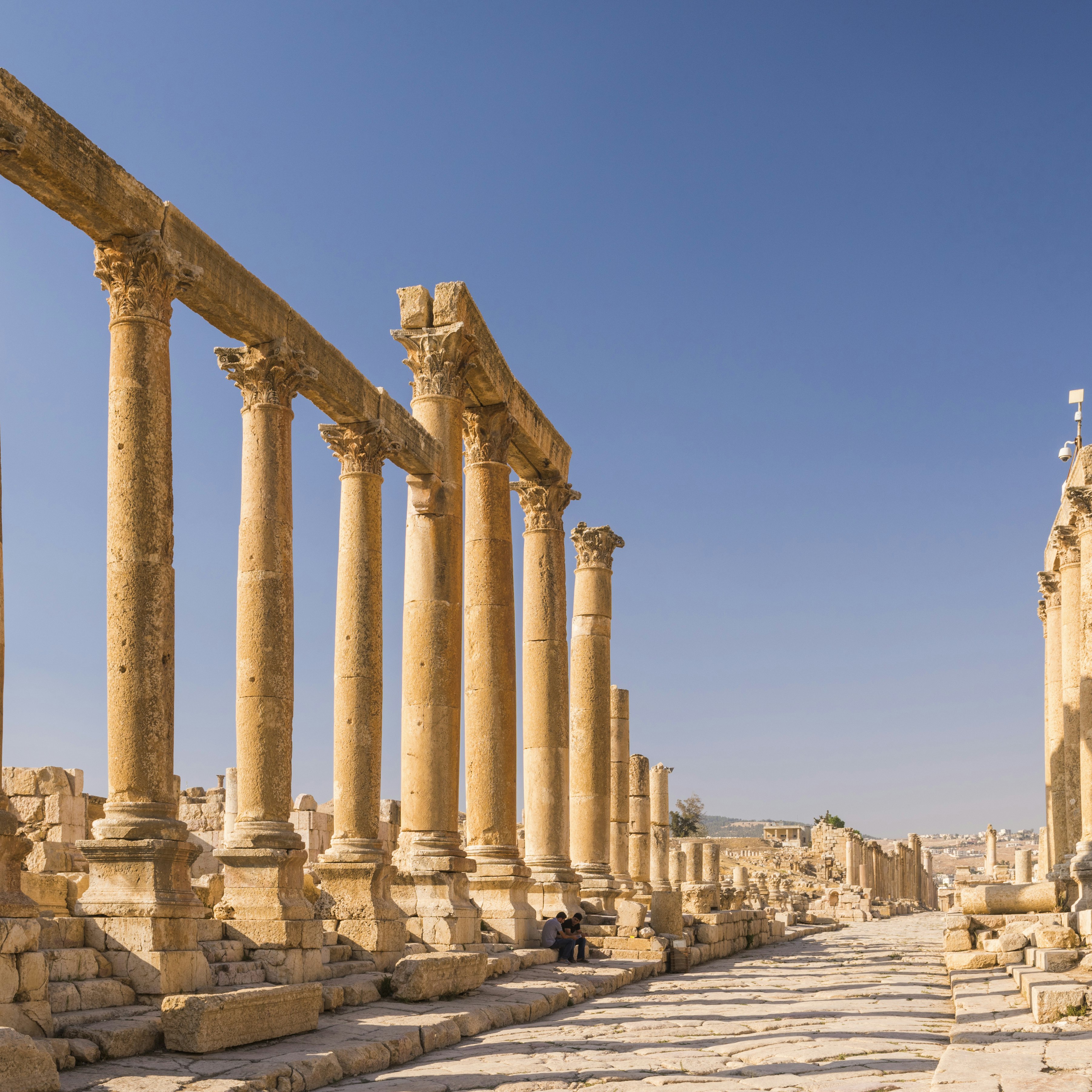 Jerash’s colonnaded Cardo Maximus.