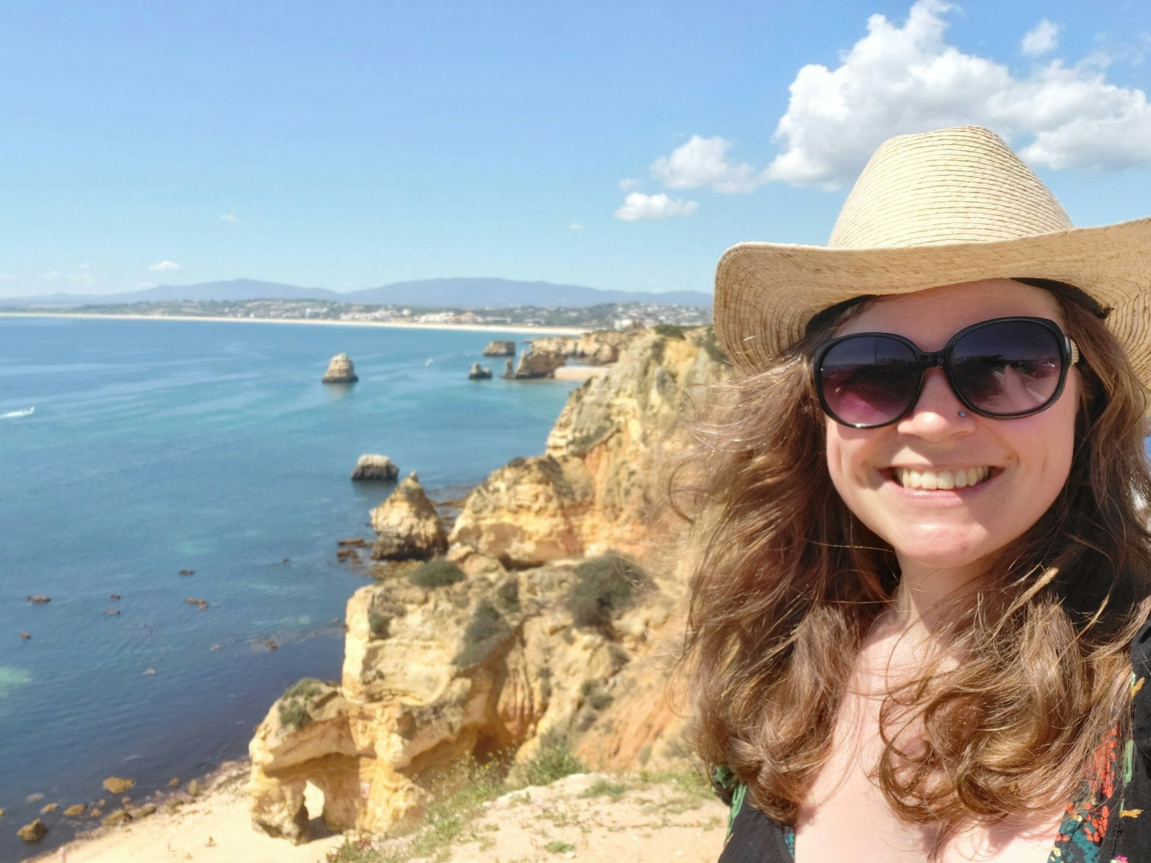 Martha enjoying in the Algarve, despite the long COVID symptoms