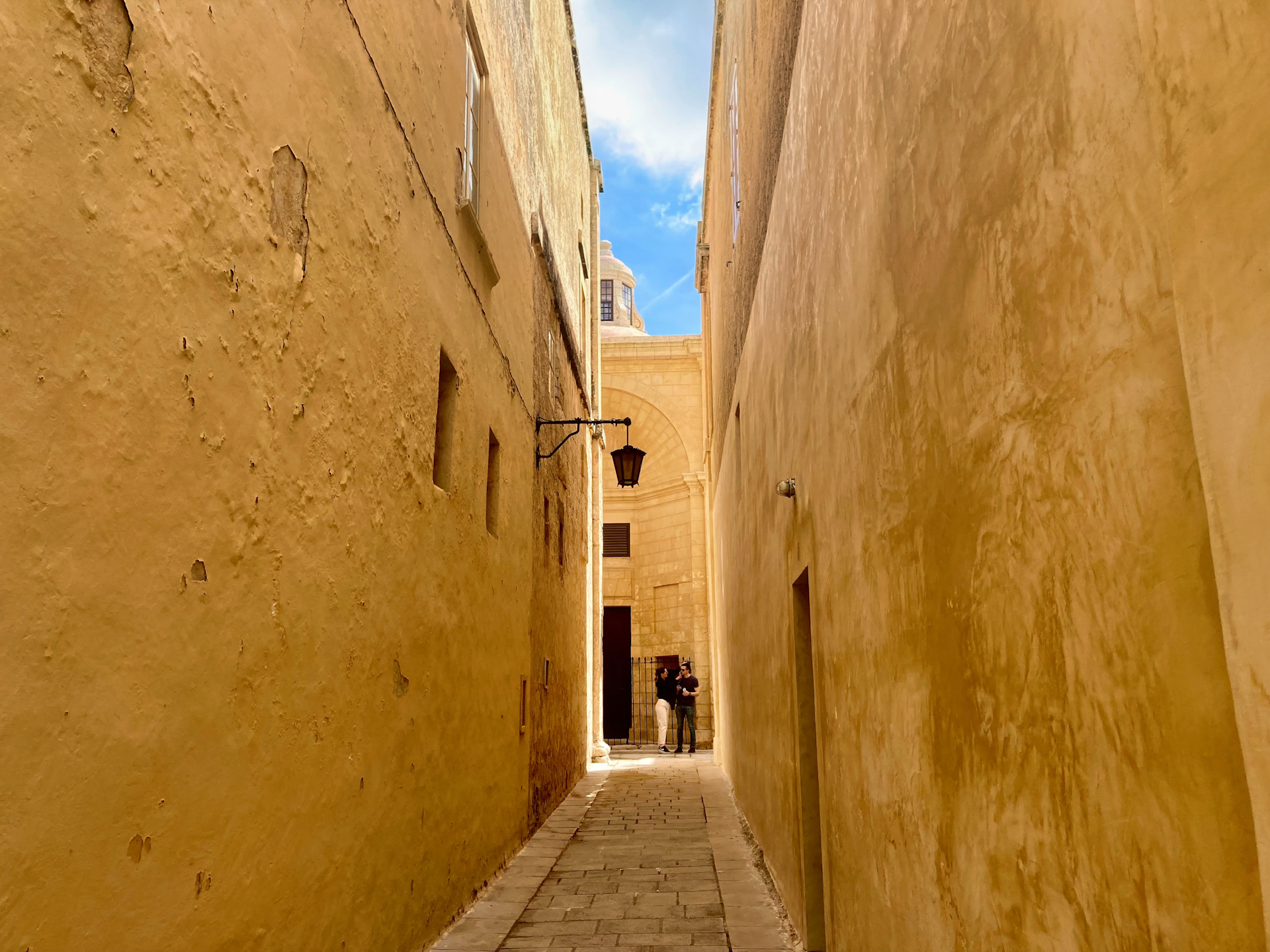 The ochre-hued backstreets of Mdina