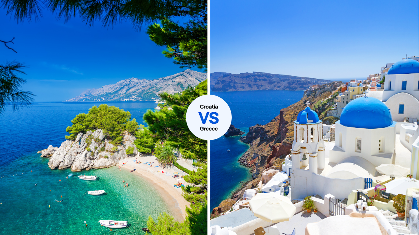 Take in lakes and islands in Croatia and Greece.