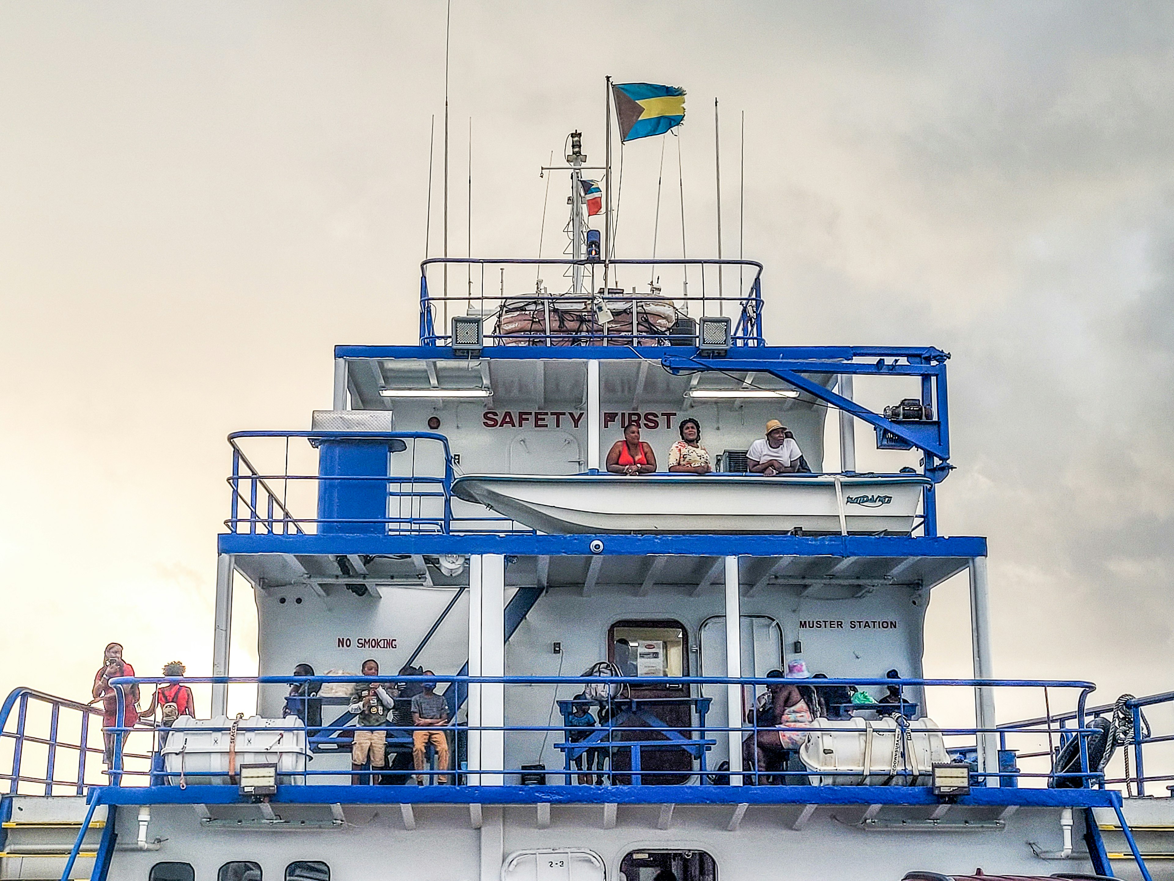 M/V Bahamas Daybreak gets underway