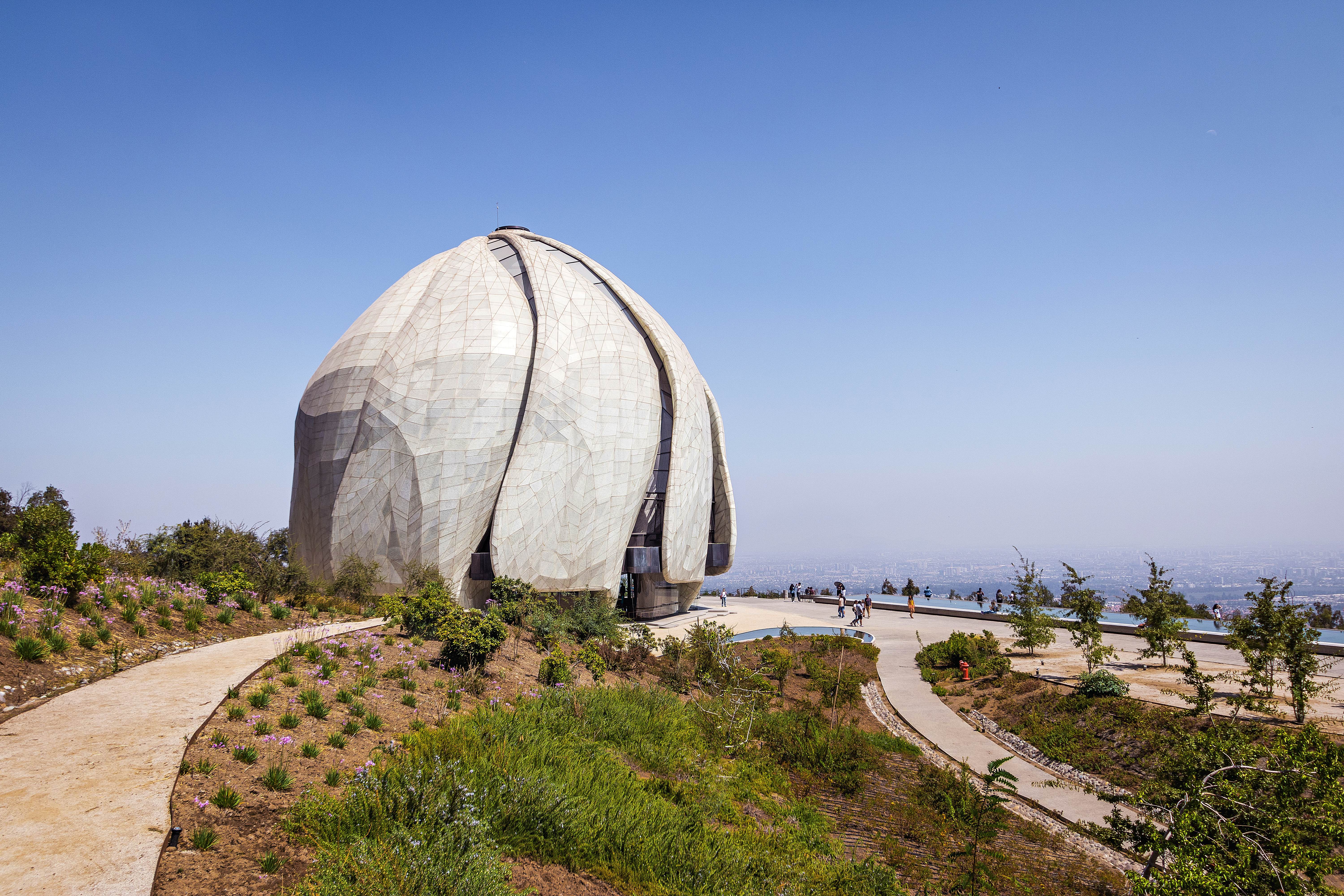Bahai House of Worship Temple in Santiago, Chile.