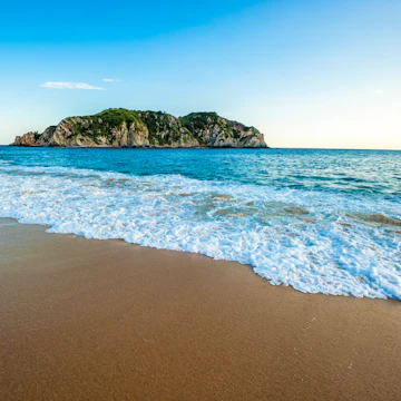 Cacaluta beach in Huatulko, Oaxaca, Mexico.