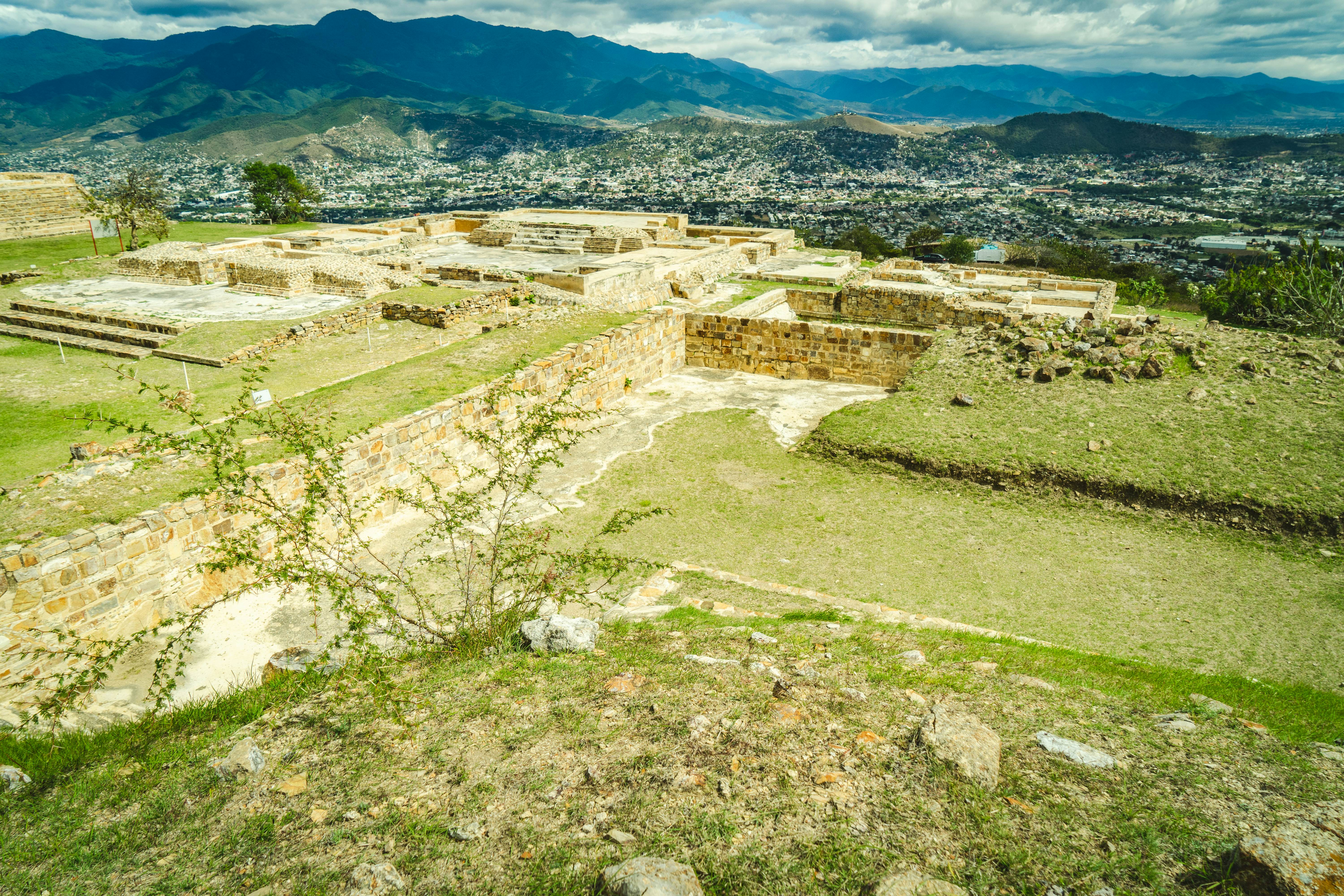 Atzompa ruins in Oaxaca, Mexico.