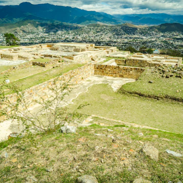 Atzompa ruins in Oaxaca, Mexico.