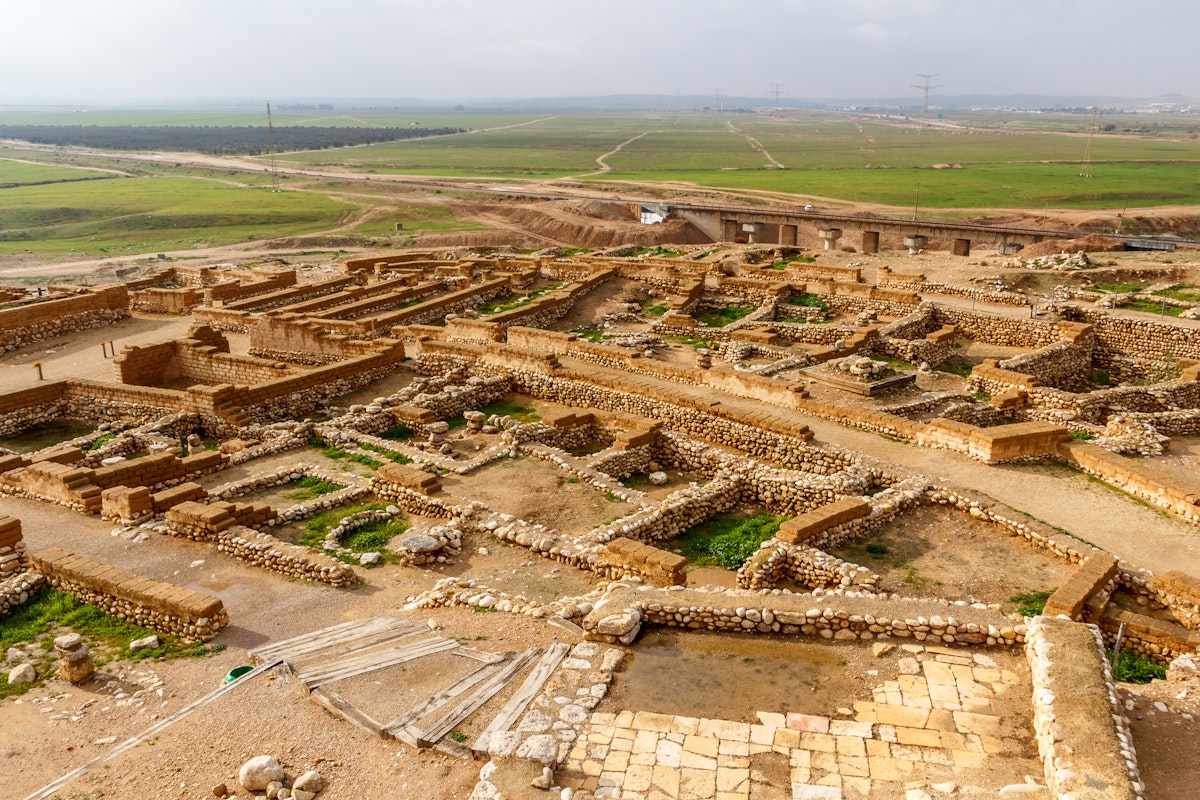 Ruins of Tel Be'er Sheva in Israel.