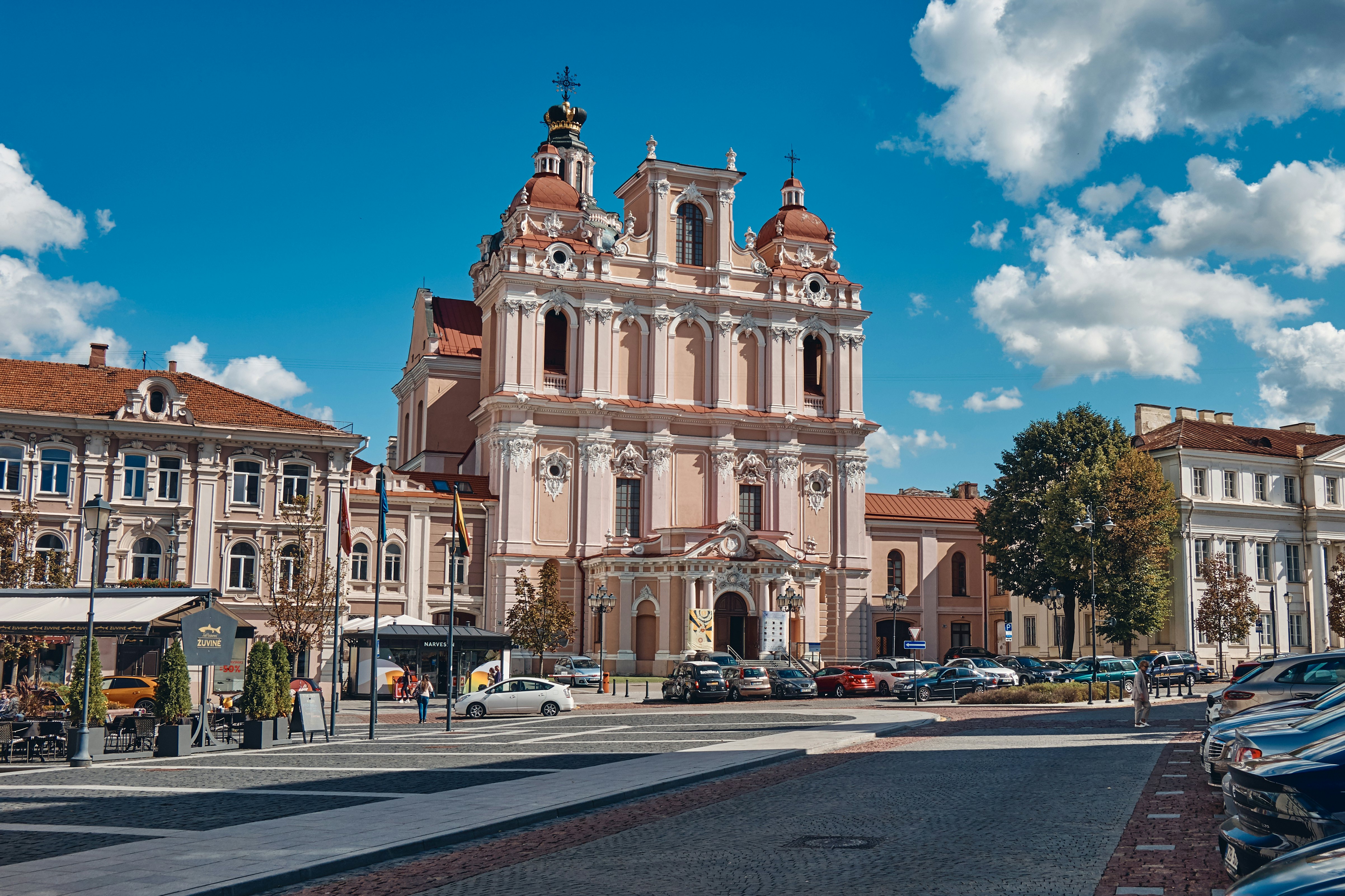 The Church of St. Casimir in Vilnius, Lithuania.