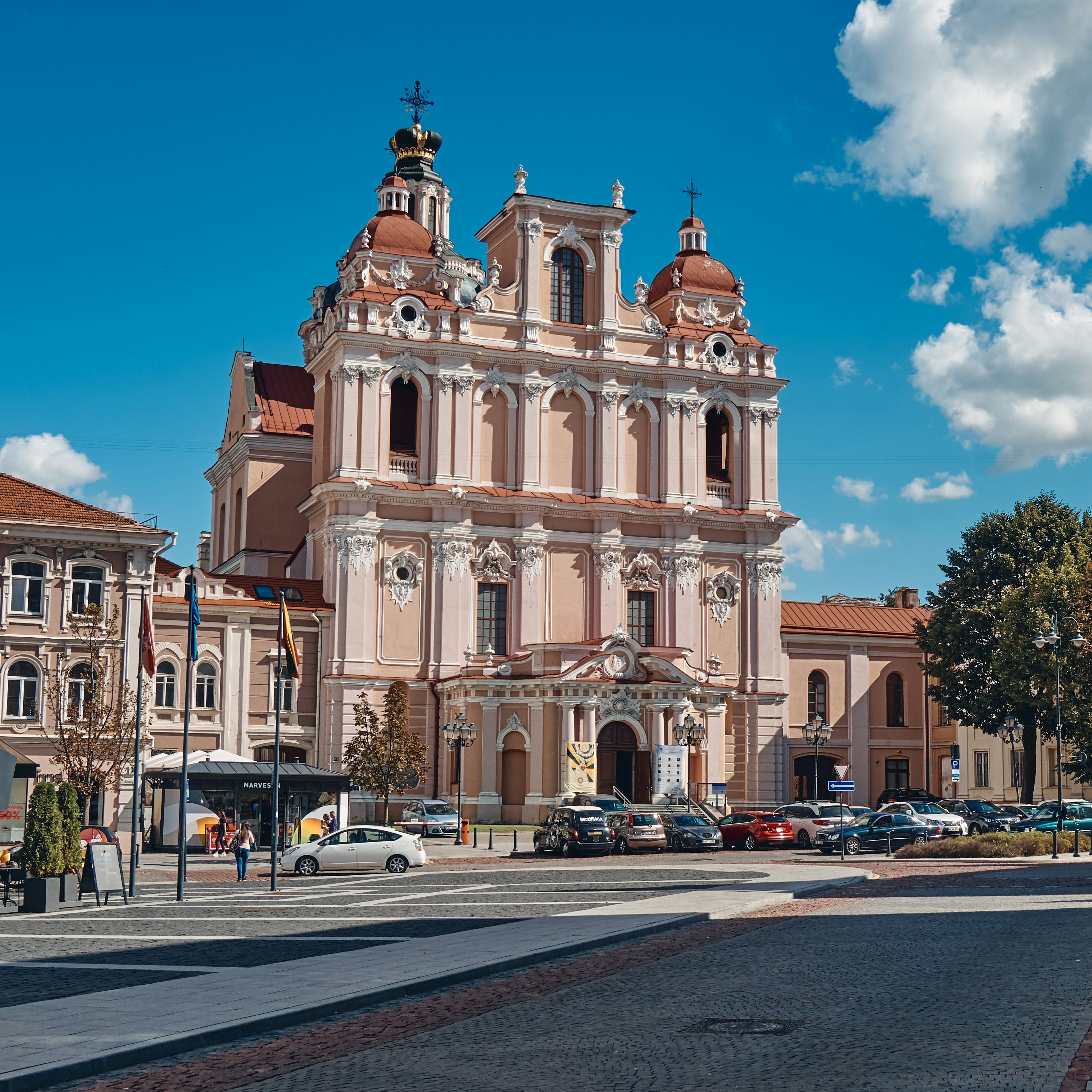 The Church of St. Casimir in Vilnius, Lithuania.