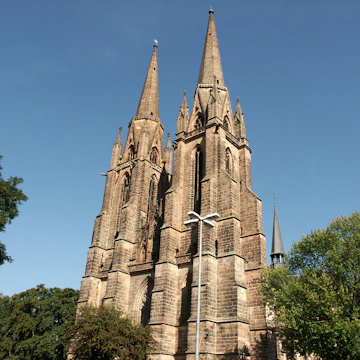 Church Elisabethkirche in Marburg, Germany.