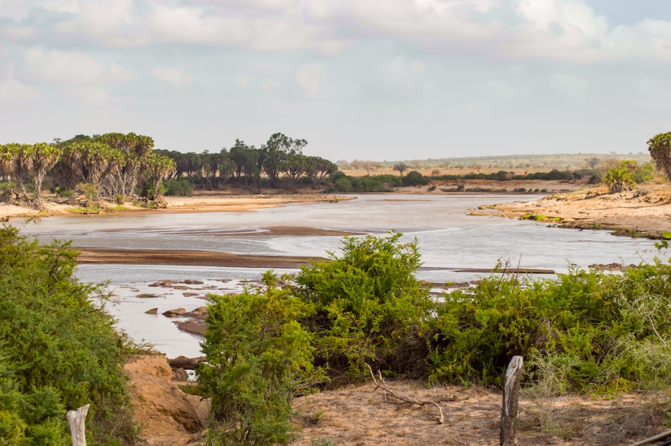 Galana River, Tsavo East National Park, Kenya.
