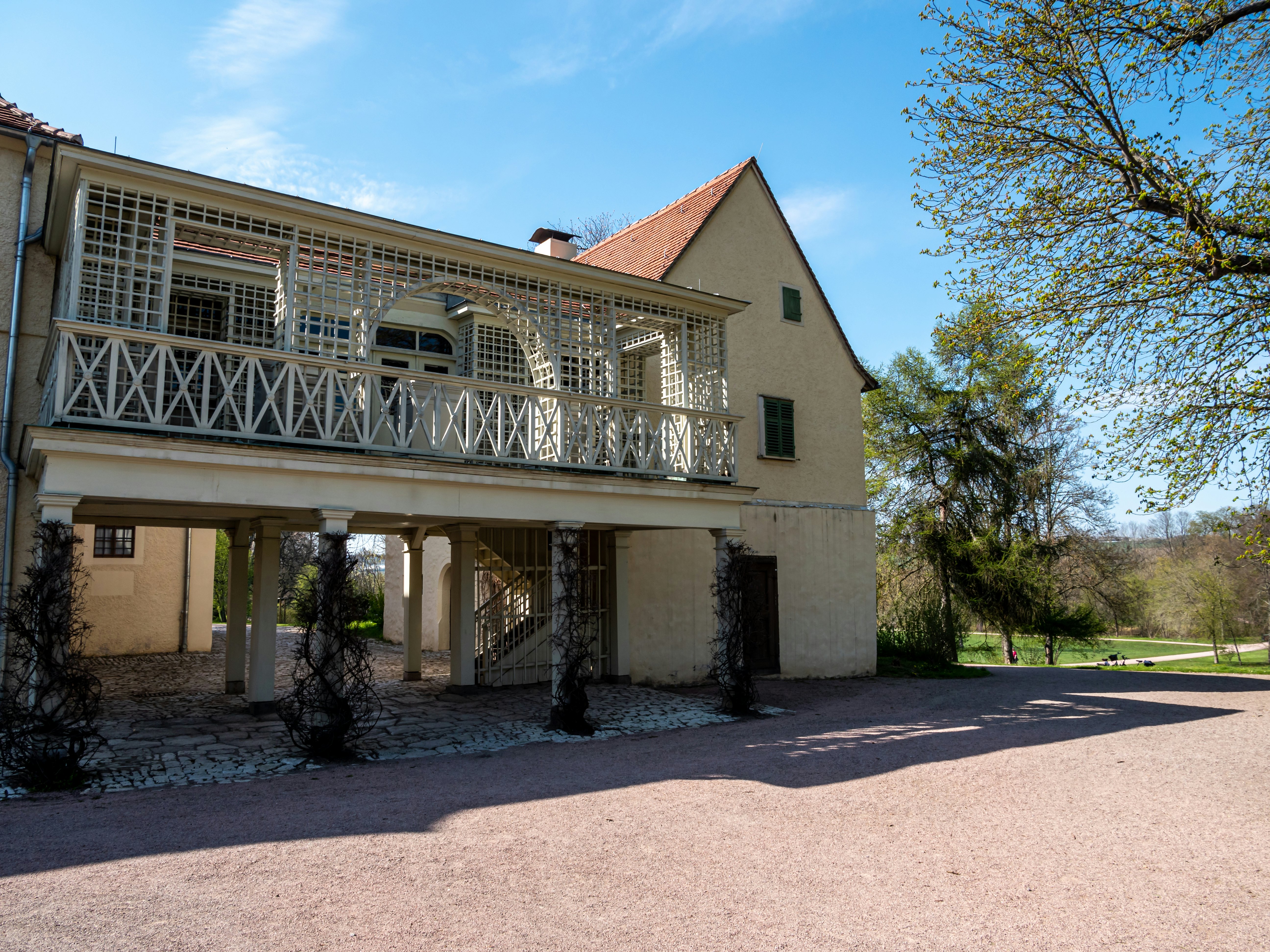 Tiefurt Castle and Park in Thuringia near Weimar.