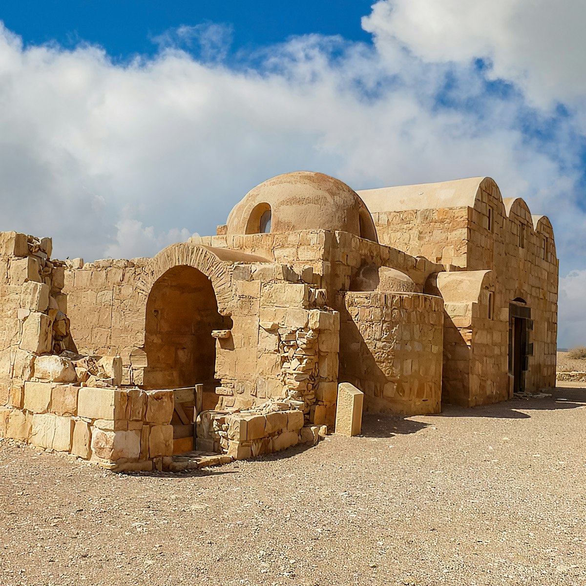 Qusayr 'Amra in eastern Jordan.