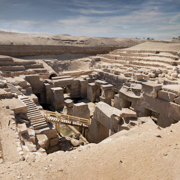 The Osireion at the Temple of Seti l.